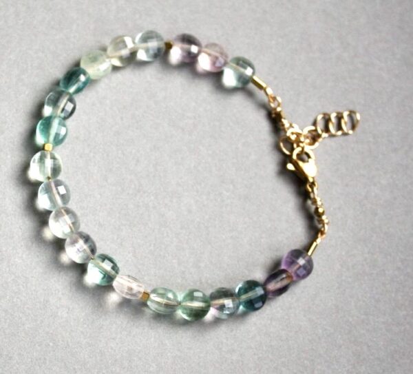 Fluorite Taille Rondelle à facettes