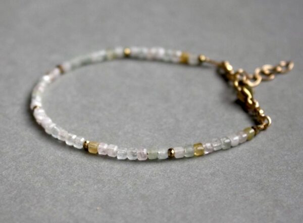 Morganite Carrée à Facettes